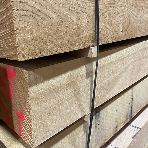 150mm x 150mm QP1 & Better Fresh Sawn Green Oak - Image 5
