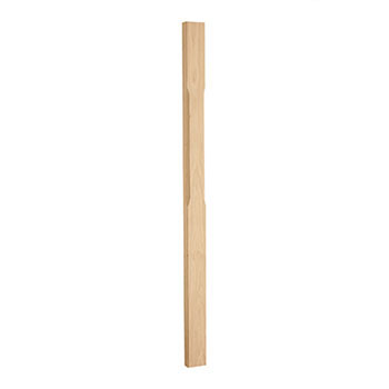 Cheshire Mouldings Benchmark Oak Stop Chamfered Newel - Image 2